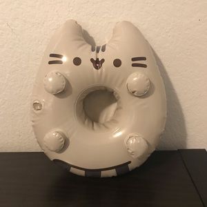 Pusheen pool drink holder!